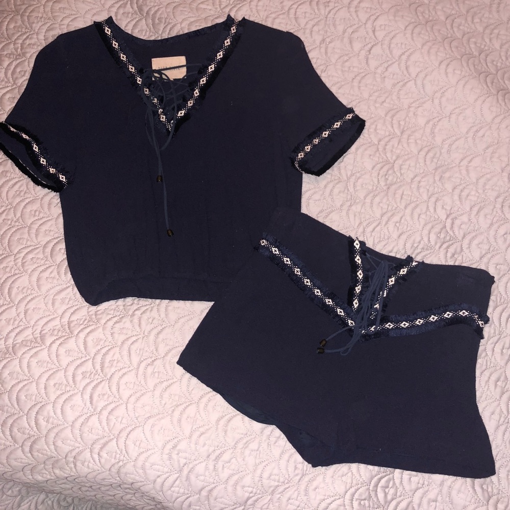 Boutique shirt and short set! Brand- Moon River
